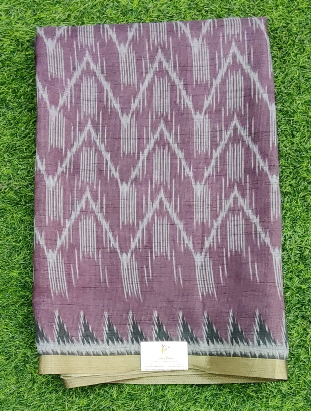 Onion Pink Ikkat Silk 28 I4-16E