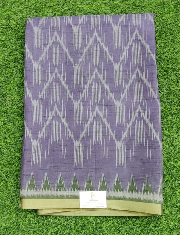 Lavender Ikkat Silk 28 I4-14E
