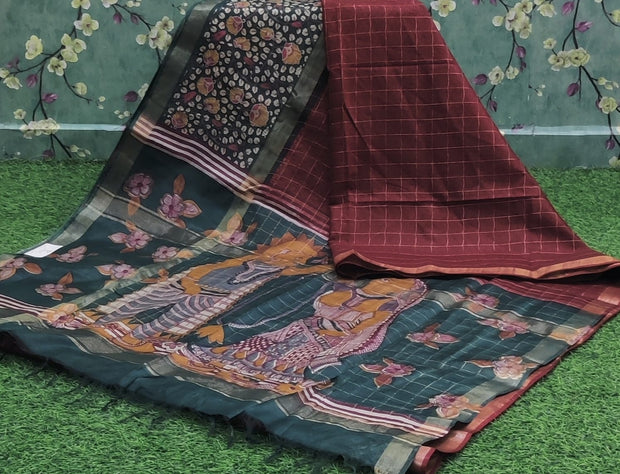 Rust Handloom Kalamkari 29 I4-6