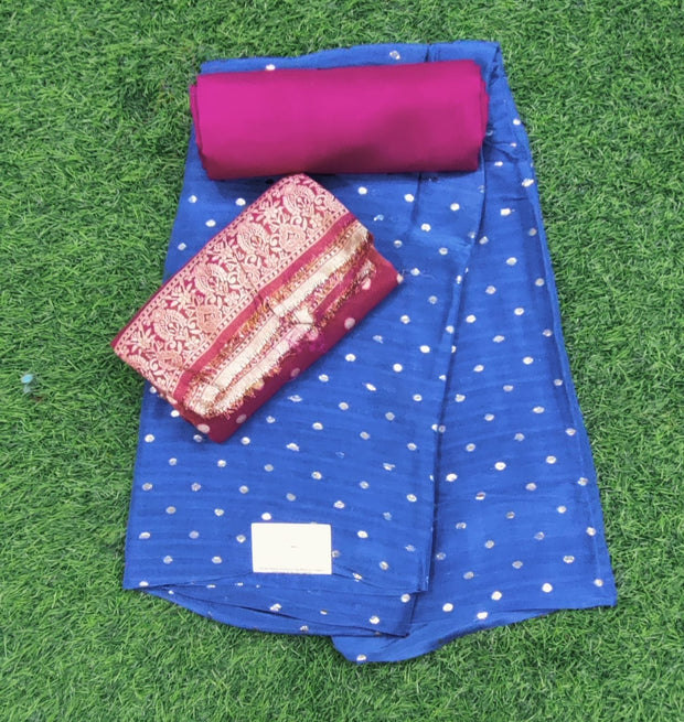 Pink Dress Material 4 J4-19