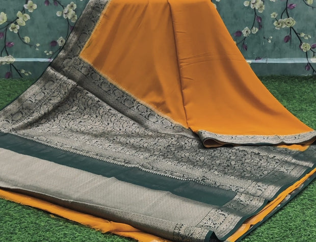 Mustard Yellow Binny Georgette 6 J4-6