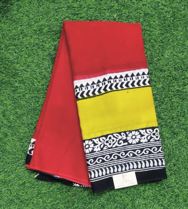 Red Chanderi 7 J4-13E