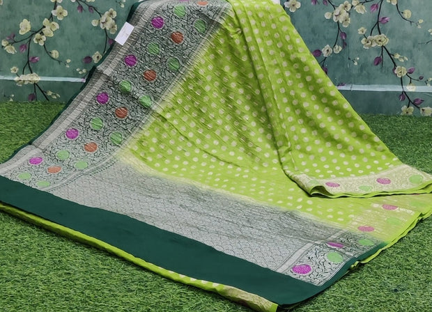 Green Crush Mulberry Silk 16 J4-3