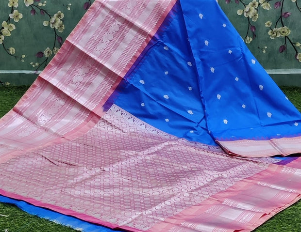 Robin Blue Handloom Gadwal 23 G5-8