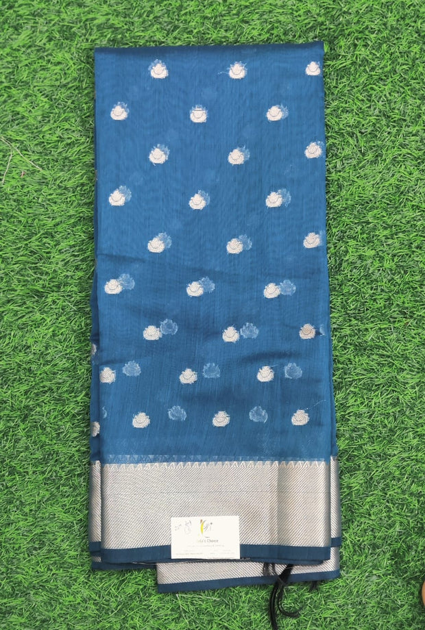Blue Chanderi 9 K4-3E