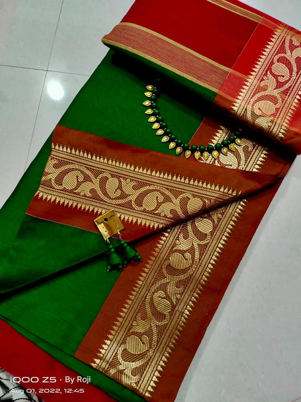 Mehandi Green Bengal Handloom 27 D5-7