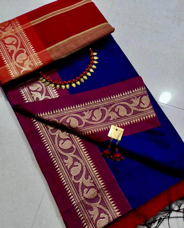 Robin Blue Bengal Handloom 27 D5-8