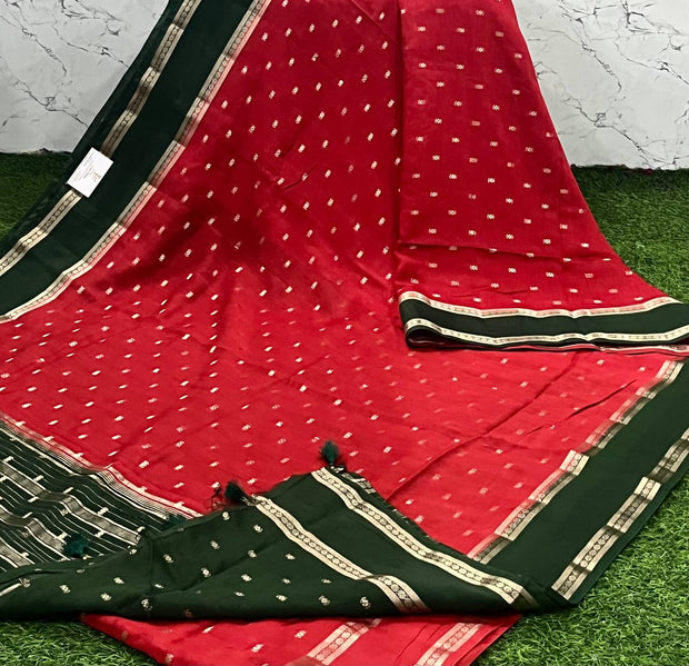 Red Mysore Crepe 18 K5-3