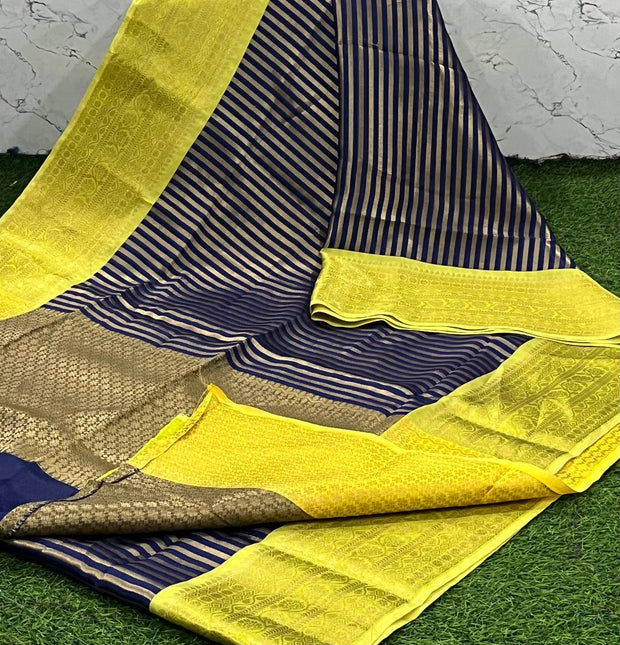 Dark Blue LW Kanchi Pattu 6 L5-4