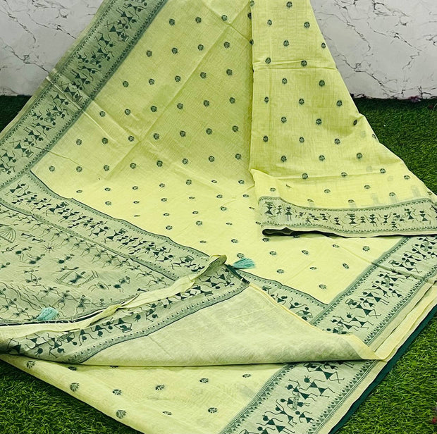 Green Jamdani 7 L5-11