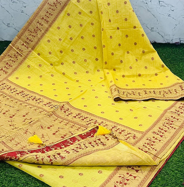 Yellow Jamdani 7 L5-12