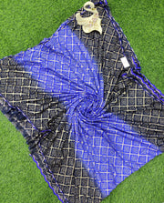 Dark Blue Georgette Bandhani 16SEP3E