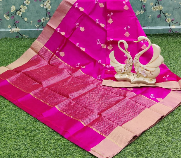 Rani Pink Chanderi Pattu 13FEB4