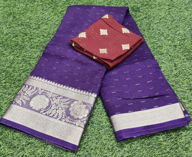 Purple Kadhi Georgette 14FEB1