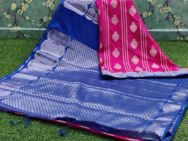 Pink LW Banarasi Pattu 16FEB4E