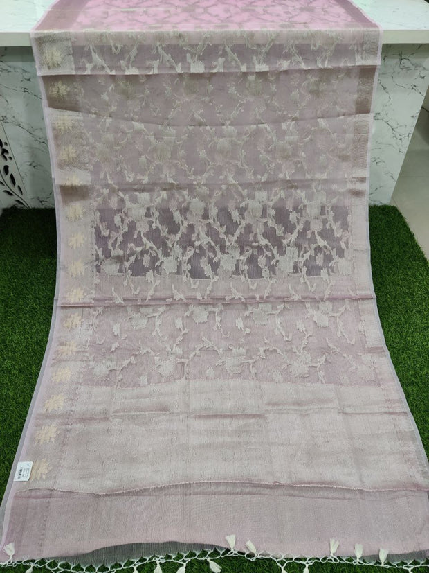 Pink Banarasi Organza 17AUG11E