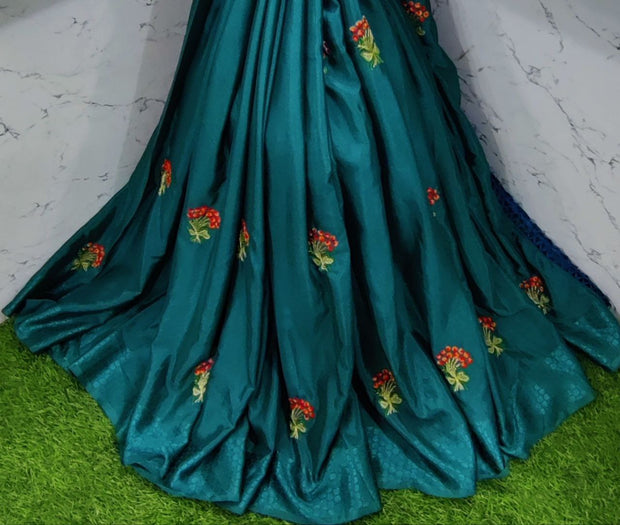 Rama Green Georgette 19SEP14E