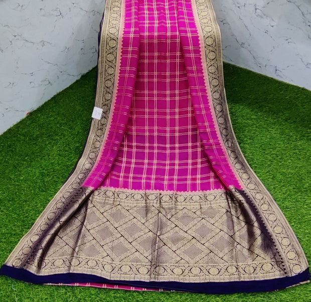 Pink Georgette Banarasi 21SEP11E