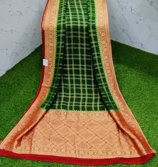 Green Georgette Banarasi 21SEP9E