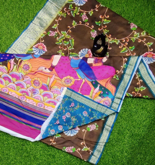 Brown Dola Crepe 22SEP12