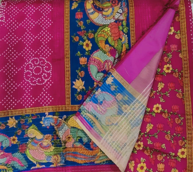 Binny Silk Bandhani Saree 2Oct1E