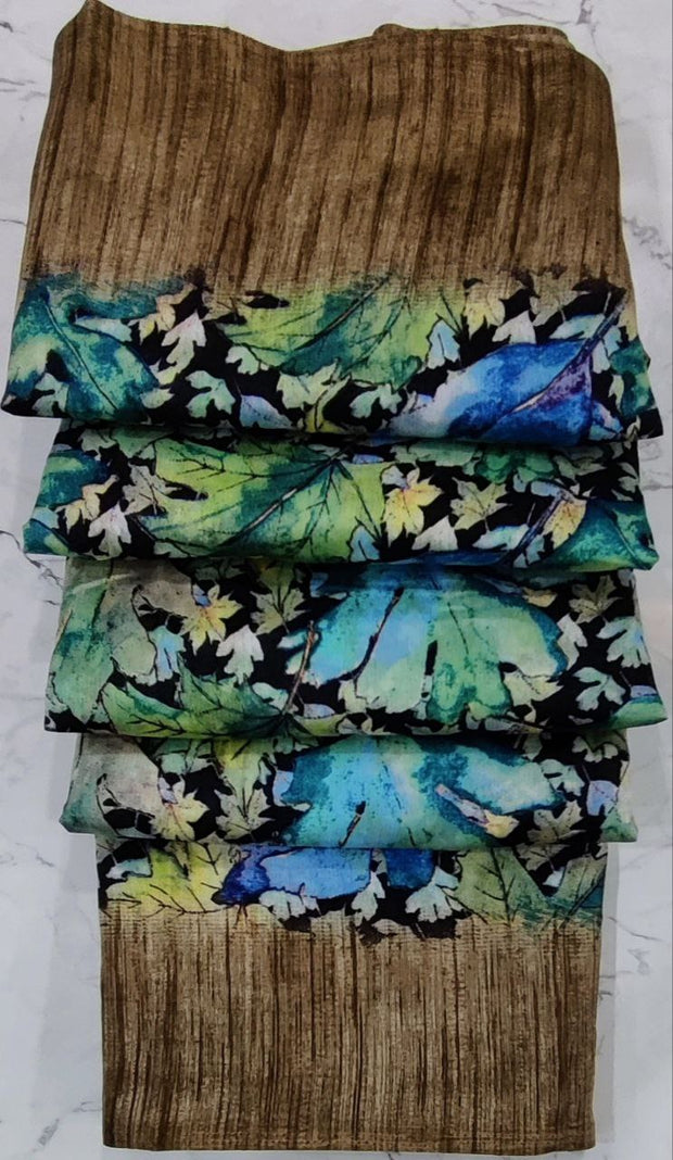 Beautiful Blue and Green Saree 3Oct2E
