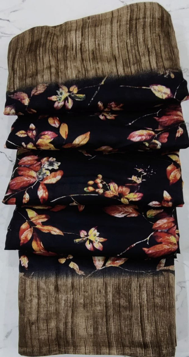 Beautiful Black Saree 3Oct6E