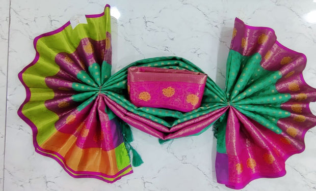 Green Chanderi 5OCT7