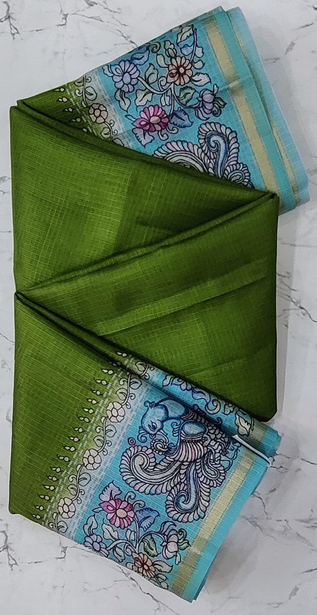 Mehandi Green Silk Kota 9OCT6