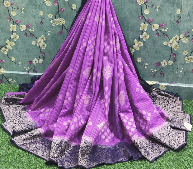 Lavender Jute Pattu 19OCT8