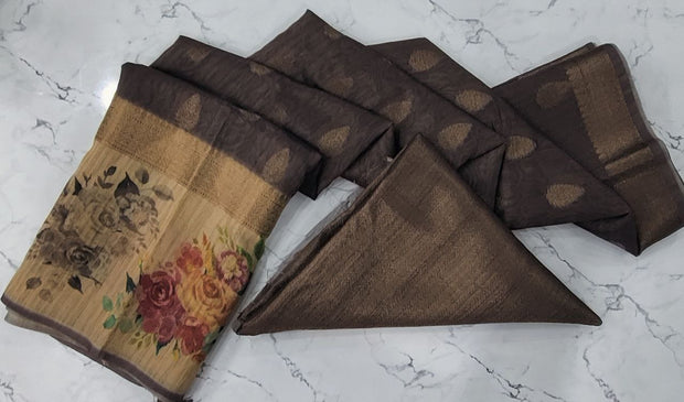 Beige Pure Chanderi 28OCT12