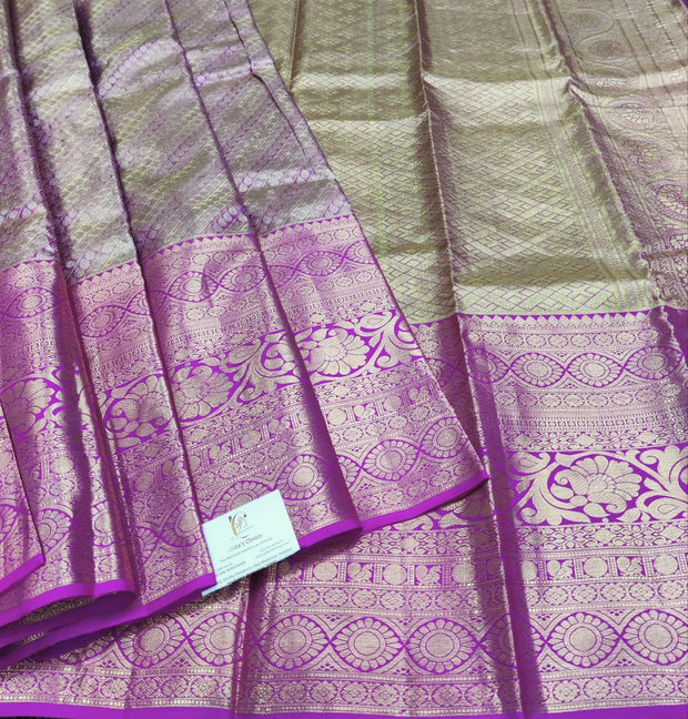 Light Pink Tissue Pattu 6NOV7