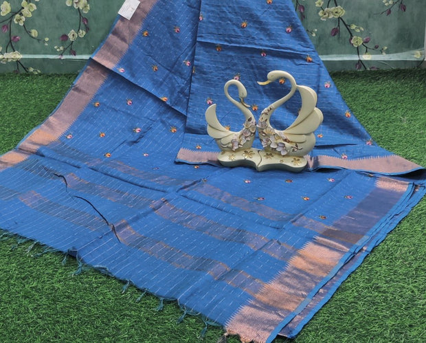 Blue Mangalagiri Handloom 11JAN2