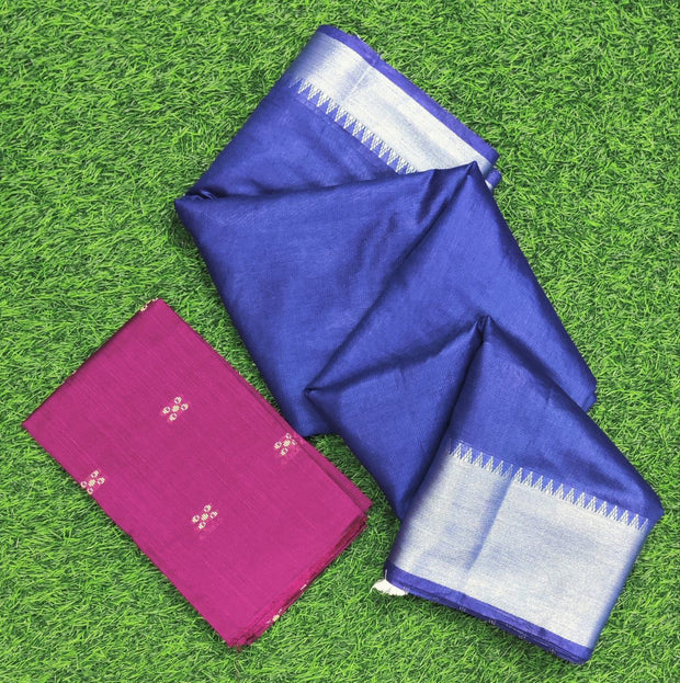 Blue Mangalagiri Pattu 13JAN16