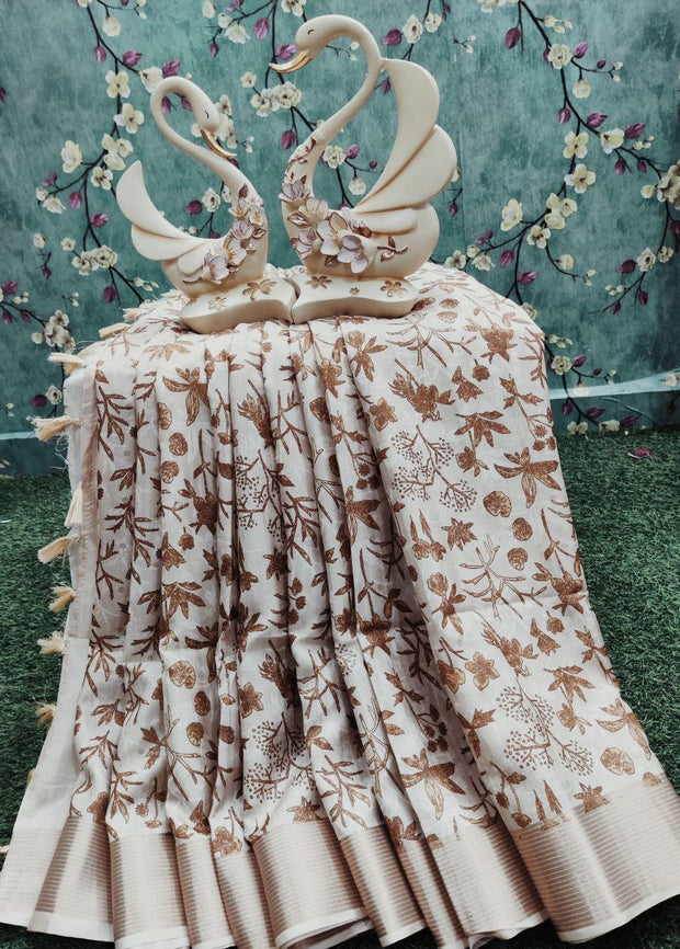 Cream Bhagalpur Tussar 17JAN9