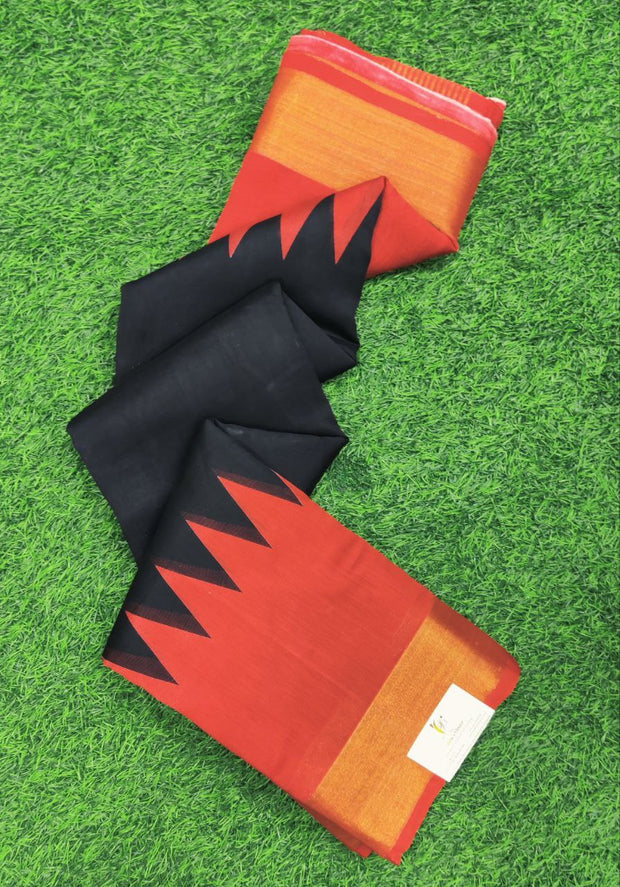 Black Pure Chanderi 24JAN5