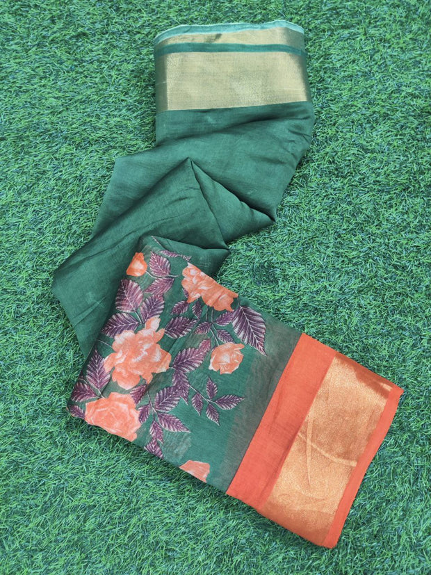 Green Pure Chanderi 24JAN1