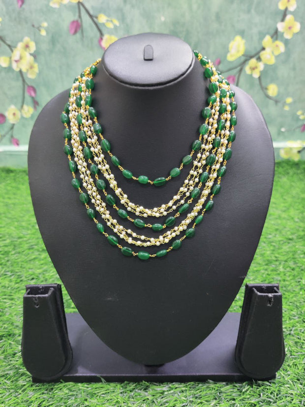 Bottle Green Jewellery Set 24JAN4E