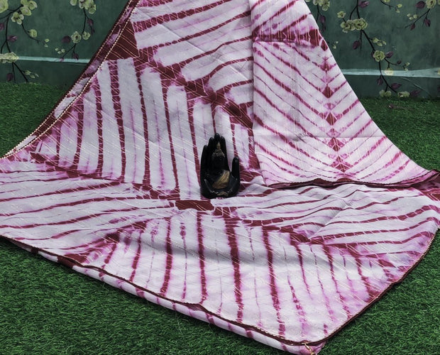 Marron Chanderi Cotton 25JAN14E