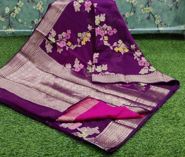 Light Purple Dola Georgette 29JAN5