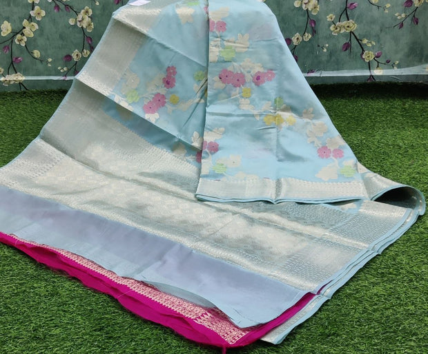 Light Green Dola Georgette 29JAN9