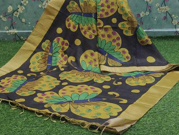 Black-Yellow Mataka Tussar 31JAN16