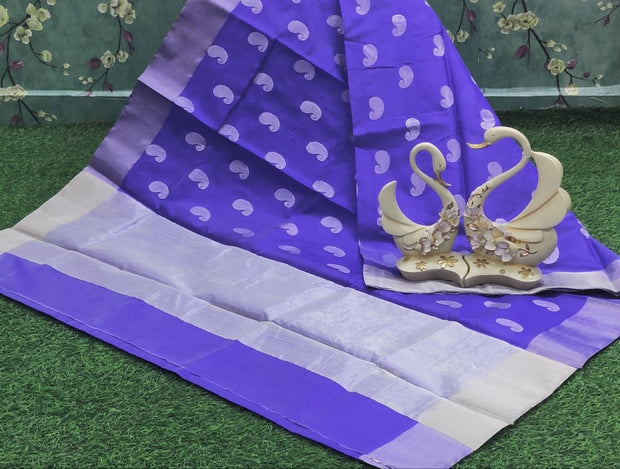 Lavender Chanderi Pattu 3FEB8