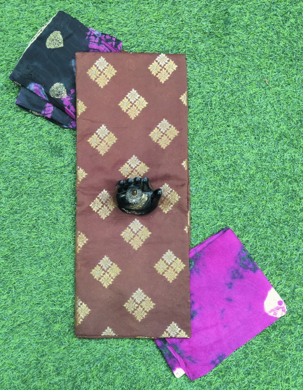 Black Georgette Shibori 3FEB3E