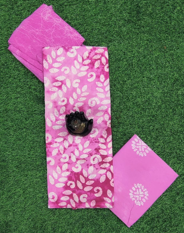 Pink Georgette Shibori 3FEB13E