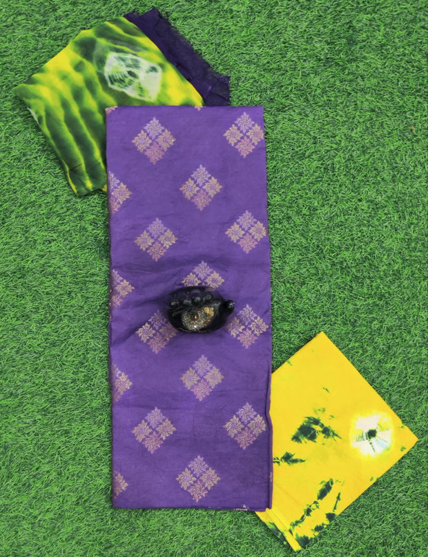 Green Georgette Shibori 3FEB1E