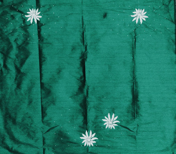 Green Raw Silk 4FEB1E