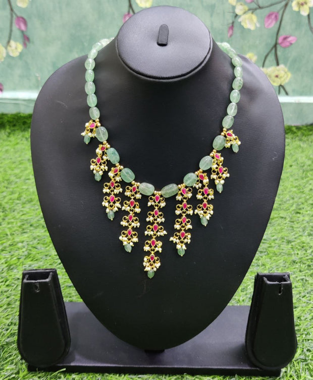 Green Jewellery Set 7FEB3E