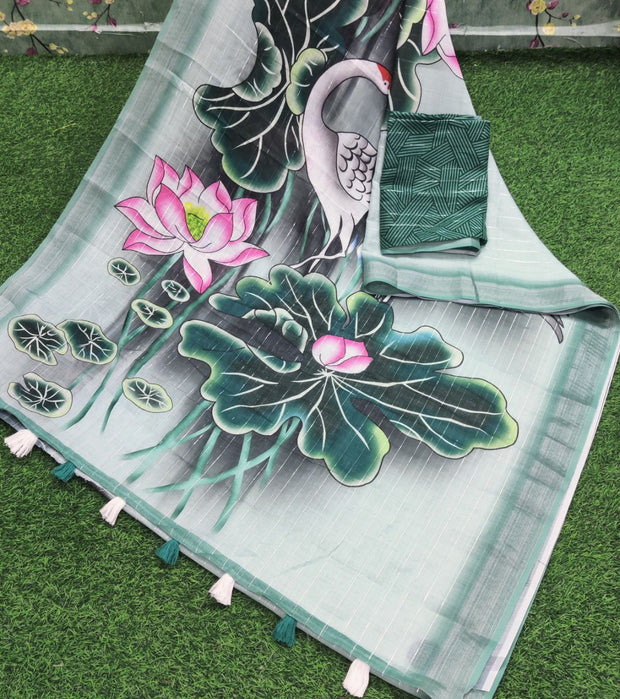 Light Green Linen 8FEB3E