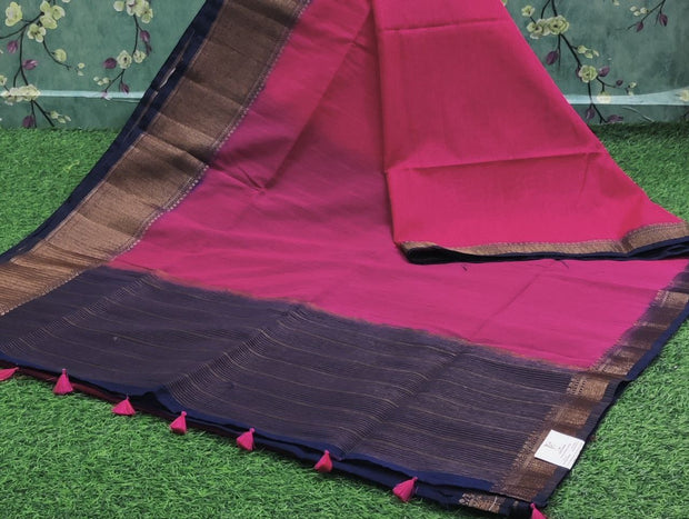 Tomato Pink Khadi Jute 9FEB6